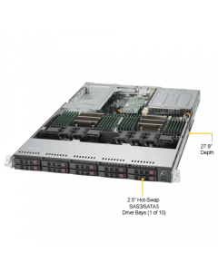 Supermicro SYS-1028U-E1CR4+ 1U Rackmount SuperServer