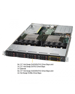 Supermicro SYS-1028UX-LL3-B8 1U Rackmount SuperServer NVME