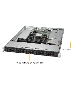 Supermicro 1U Rackmount Server SYS-1019P-WTR Scalable Processors