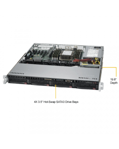 Supermicro 1U Rackmount Server SYS-5019P-MT Scalable Processors