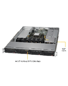 Supermicro 1U Rackmount Server SYS-5019P-WTR Scalable Processors