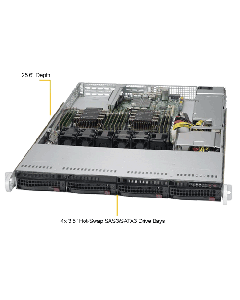 Supermicro 1U Rackmount Server SYS-6019P-WT Scalable Processors