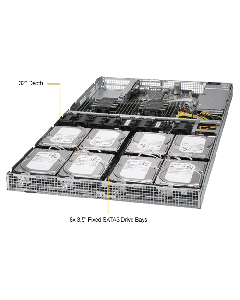 Supermicro 1U Rackmount Server SYS-6019P-WT8 Scalable Processors