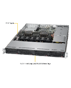 Supermicro 1U Rackmount Server SYS-6019P-WTR Scalable Processors